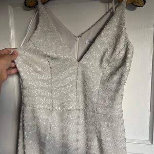 Dress the Population sequin ivory/white dress